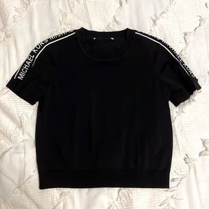 Michael Kors Black Cropped Shirt